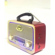 Resim Ataşbey RT-301 Kırmızı Nostaljik Görünümlü Bluetoothlu Mp3 Çalar Radyo Müzik Kutusu 