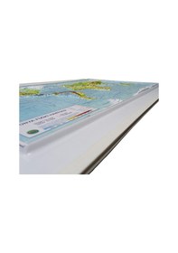 Resim Dünya Fiziki Haritası Kabartma 50X70Cm Askılı 