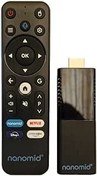 Resim TV Stick Android 4K Nanomid Plus, OS Android 10.0, CPU ARM Quad Cortex-A7 1.2 GHz'e kadar, DRAM: DDR3 2GB Flash: EMMC 16GB, GPU Mali-400MP2, Wi-Fi 2.4GHz 802.11 b/g/n 5GHz (2/16GB) 