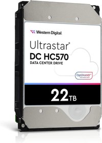 Resim Wd Ultrastar 3.5 inc 22TB 7200RPM 512MB HC570 0F48155 WUH722222ALE6L4 Sabit Disk(5 Yıl Garantili) 