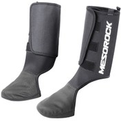 Resim Motosiklet Yarış Atletleri İçin Siyah Su Geçirmez Rüzgar Engeli Ayak Koruması, Unisex, Çift Paket 