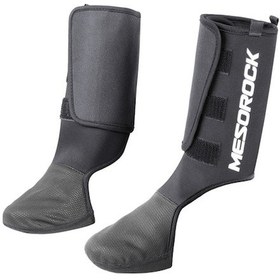 Resim Motosiklet Yarış Atletleri İçin Siyah Su Geçirmez Rüzgar Engeli Ayak Koruması, Unisex, Çift Paket 