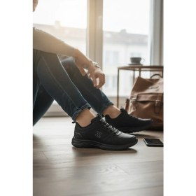 Resim Enoch Erkek Tabanlı Koşu ve Yürüyüş Ayakkabısı - Fileli Sportif Sneaker 