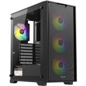 Resim Fazeon F5 650W 80PLUS Bronze 4X120MM Argb Fanlı Atx Bilgisayar Kasası 