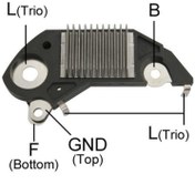 Resim Genel Markalar 12v Alternatör Konjektör Delco Tipi Opel Astra/corsa/tıgra/vectra 