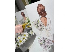 Resim Gelin Bohçası - Gelin Kutusu - Çeyiz Kutusu- Hediye Seti - Hediye Kutusu 3'lü Set 