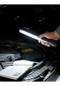 Resim Brennenstuhl 6 Smd-Led Mıknatıslı Ve Kancalı Şarjlı El Lambası Siyah 