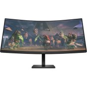 Resim Hp Omen 34C 780K8E9 34 Inç 165Hz 1ms (Hdmı + Display) Hoparlör Asansör Freesync Premium Wqhd LED Curved Gaming Monitör 