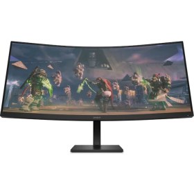 Resim Hp Omen 34C 780K8E9 34 Inç 165Hz 1ms (Hdmı + Display) Hoparlör Asansör Freesync Premium Wqhd LED Curved Gaming Monitör 