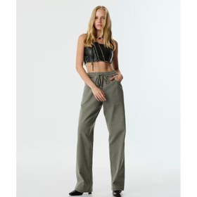 Resim Twist Elastik Bel Kadın Denim Pantolon (TW6250003086) 