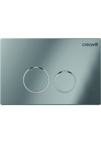 Resim Creavit Terra Parlak Krom Kaplama Kumanda Paneli GP9004.00 Krom 