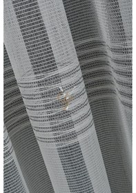 Resim 6021 Tül Perde V-gri Gri 