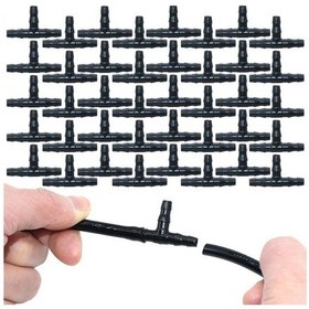 Resim Willowhaven 120 Adet 3 Yollu Hortum Bağlantısı 1/4 İnç Sulama Fitiği 4/7mm Bahçe Hortumu Çiçek Sulama Sistemi 