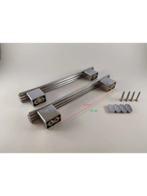 Resim Rc Yapı Rcyapı Duşakabin Cam Kapı Kulp Tutamak Kol (Ayarlı 14-16 cm Lik) - Kare Tasarım 