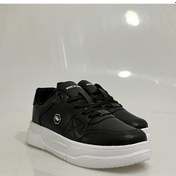 Resim 2933 Wickers Siyah-beyaz Cilt Bağcıklı Bayan Spor Ayakkabısı Siyah - Beyaz 