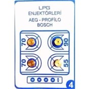 Resim Universal Bosch-Sıemens-Profilo-Aeg Enjektör Meme Tüp-Lpg 7 Lokma- ( 1 Adet) 