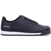 Resim Pierre Cardin Sneaker 30488 Kadın Günlük Spor Ayakkabı Siyah Beyaz Beyaz - Siyah 