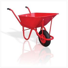 Resim Sağlam En Büyük Kolay Sürülen Dengeli Profesyonel El Arabası 100 L 