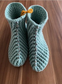 Resim Miago Ev Terliği Botu Panduf Turkuaz 