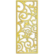 Resim Liar Dekor Liar Ahşap Seperatör (Paravan) - KSP-208 - (10 mm) - (69 cm x 139 cm) - (Gold) 