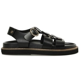 Resim Nine West Hermon 5fx Siyah Kadın Kalın Taban Sandalet 000000000101944629 Siyah 