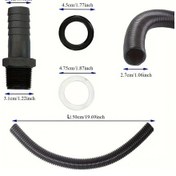 Resim Willowhaven Polychromatic Yağmur Bağlantı Kiti 1969mm Hortum 2x25mm Kelepçe Kuyu Tank Bağlantısı 