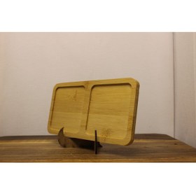 Resim HANDSOME Küçük Boy Bambu Yağdanlık 19x10 Cm 