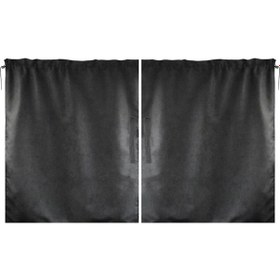 Resim Sones 2 Adet 69x82 Cm Otomobil Ön Ve Arka Bölme Perdesi İş Araba Klima Gizlilik Perdesi Siyah 