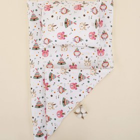 Resim Alt Açma Matı ve Yastık - Pembe Ayıcıklar 