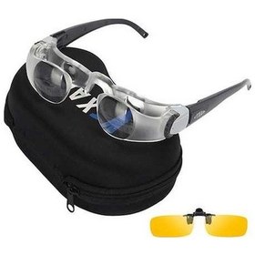 Resim Prestigegoods Balıkçılık Teleskobu, Ayarlanabilir Odak, Miyop + Sarı Klips, 3 Kat Büyüme, 30mm Lens, 180 Derece Görüş Alanı 