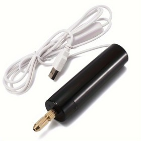 Resim 1 adet Mini USB Elektrikli Matkap Seti El Sanatları İçin - Takı, Ağaç İşleme, Metal, DIY Projeleri İçin Elde Tutulan Elektrikli Alet Seti - Taşınabilir, Ergonomik, Enerji Verimli - Siyah 