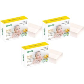 Resim Agarta El Yapımı Doğal Sabun 150GR Bebek (3 Lü Set) 