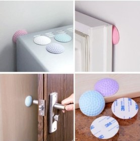 Resim Büro Ev Ofis İçin 4adet Silikon Kapı Duvar Koruyucu Tampon Seti 