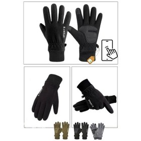 Resim Lenscape Polar Eldiven Soğuk Hava Dokunmatik Kışlık Spor Motosiklet Asker Taktik Kar Eldiveni 