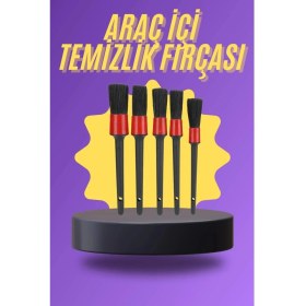 Resim Dekofon 5 Parça Araç Içi Temizlik Fırçası Araç Içi-Dışı Temizleme Fırça Seti 