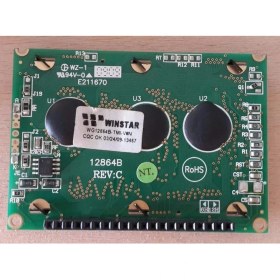 Resim Winstar 2.4 Inch WG12864B-TMI-V#N Mavi Glcd Modül 5V 28x64 Pixel Grafik Lcd Display Ekran Gösterge 