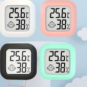 Resim Kompakt Dijital Termometre & Higrometre - Kolay Okunur LCD, Ev ve Karavan İçin Pil Gücünde İç Hava Monitörü 