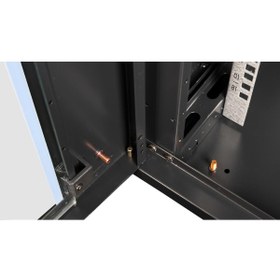 Resim Lande - 18U 19" Duvar Tipi Rack Kabinet - Genişlik: 600 mm | Derinlik: 450 mm - Siyah 