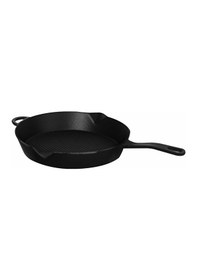 Resim Leggno Gourmet Flame Yardımcı Kulplu Döküm Tava Siyah 28CM 
