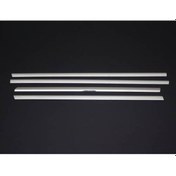 Resim Dacia Sandero Uyumlu Cam Çıtası 4 Parça 2007-2012 Paslanmaz Krom 