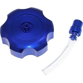 Resim Suntek Mini Cnc Altıgen Gaz Yakıt Deposu Kapakları Atv Mavi 