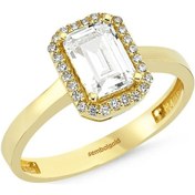 Resim Baget Tektaş Altın Yüzük 407530620 