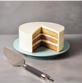 Resim Paslanmaz Çelik Silikon Saplı Pasta Spatulası Ve Kek Servis Kaşığı Paslanmaz Çelik Pasta Spatulası Ve Kek Servis Kaşığı Şık Ve Fonksiyonel Sunum Aracı Ahşap 