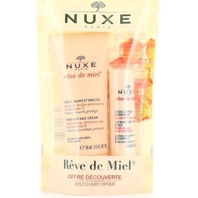 Resim Nuxe Reve De Miel Hand And Nail Cream 30 ML + Reve De Miel Dudak Nemlendirici 4 G 