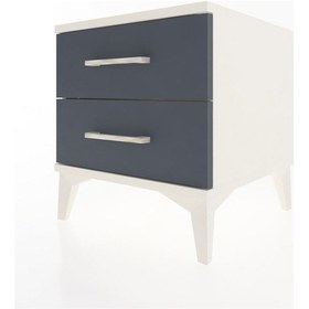 Resim Hyperion Komodin 2 Çekmeceli 44x44x48 Aytaşı-antrasit Aytaşı 