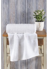 Resim Varol Lavin %100 Premium Cotton El Havlusu 50x90cm Ekru-50x90cm Ekru 