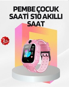 Resim S10 Çocuk Akıllı Saati Konum Geçmişi Ve Alarm Fonksiyonlu 