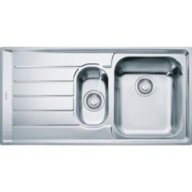 Resim Franke Neptun Nex 651 Inox Sağ Damlalıklı Düz Tezgah Üstü Paslanmaz Çelik Eviye - 101.0656.169 