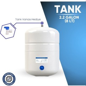 Resim 8 Litre Metal Tank 2.2 Galon Su Arıtma Tankı 