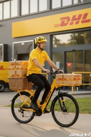 Resim Bisan Felicity Elektrikli Bisiklet 50 Cm Disk Fren 27,5 Jant Shimano Tourney 7 Vites 55 Km Menzil Cat Sarı 